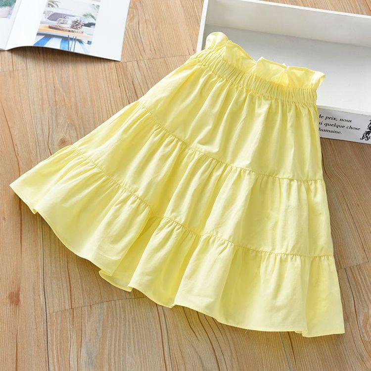 Girls Half Length Skirt Summer/Summer New Children s Versatile Cotton Long Skirt 90 жовтий
Girls Half Length Skirt Summer/Summer New Children s Versatile Cotton Long Skirt 90 жовтий