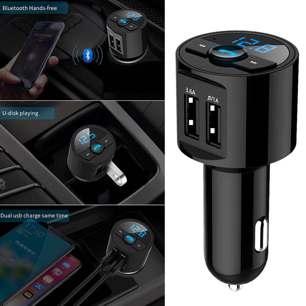 Автомобильный комплект Bluetooth MP3 Беспроводной FM-передатчик Двойное зарядное устройство USB Громкая связь
Автомобильный комплект Bluetooth MP3 Беспроводной FM-передатчик Двойное зарядное устройство USB Громкая связь