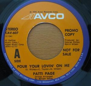 7-дюймовая пластинка ПАТТИ ПЕЙДЖ - Pour Your Lovin On Me CAV607 Avco 1975 US Поп Б/У
7-дюймовая пластинка ПАТТИ ПЕЙДЖ - Pour Your Lovin On Me CAV607 Avco 1975 US Поп Б/У