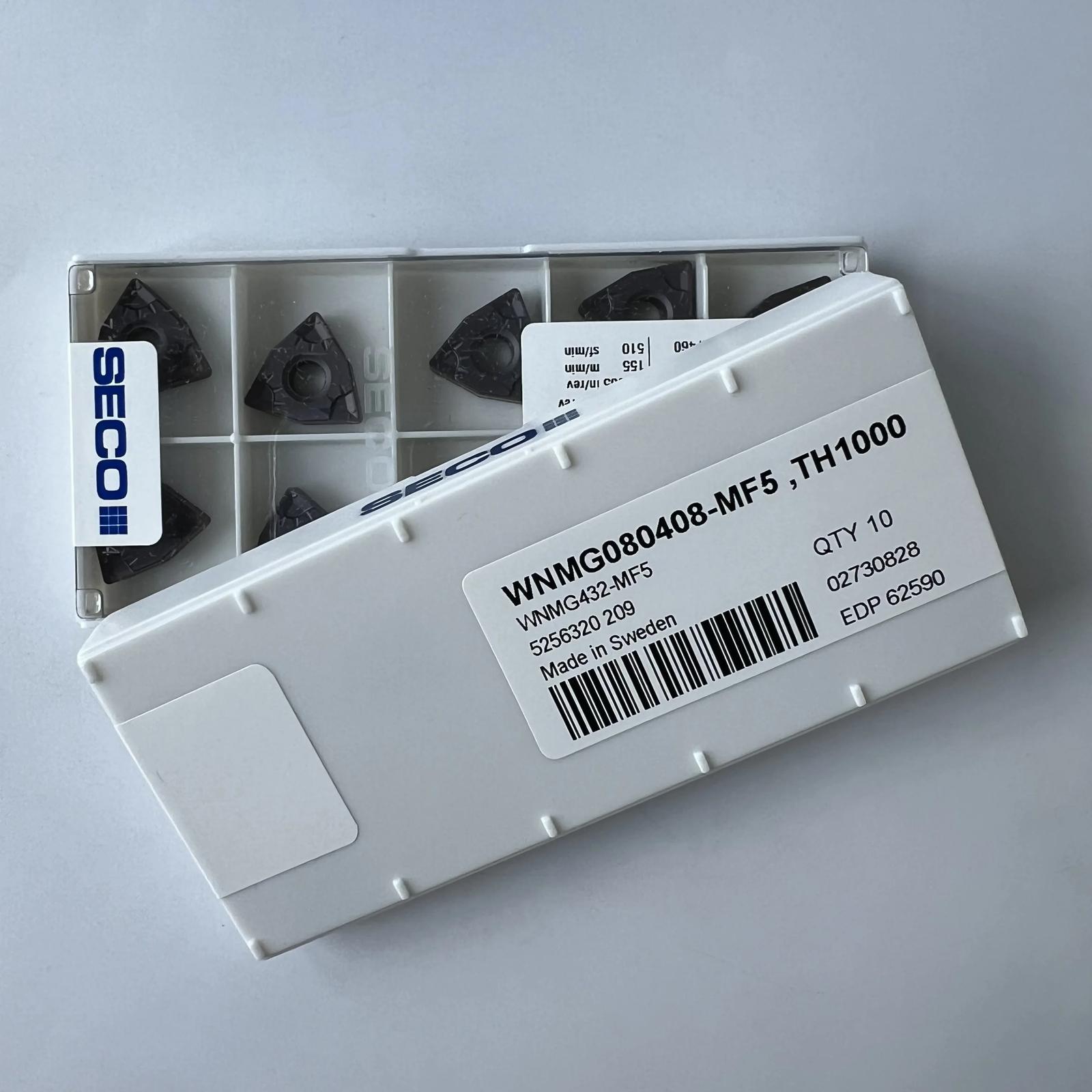 SECO / WNMG080408-MF5,TH1000 / Original carbide blade 10 Pcs
SECO / WNMG080408-MF5,TH1000 / Original carbide blade 10 Pcs