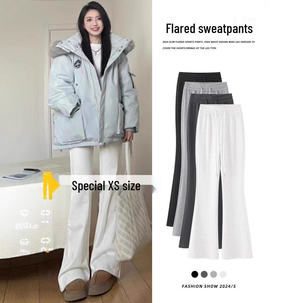 Women s Petite High-Waisted White-Gray Flared Pants for Spring & Autumn - Casual Micro-Flared Sports Horseshoe Style XS (recommended 60-79 lbs)
Women s Petite High-Waisted White-Gray Flared Pants for Spring & Autumn - Casual Micro-Flared Sports Horseshoe Style XS (recommended 60-79 lbs)