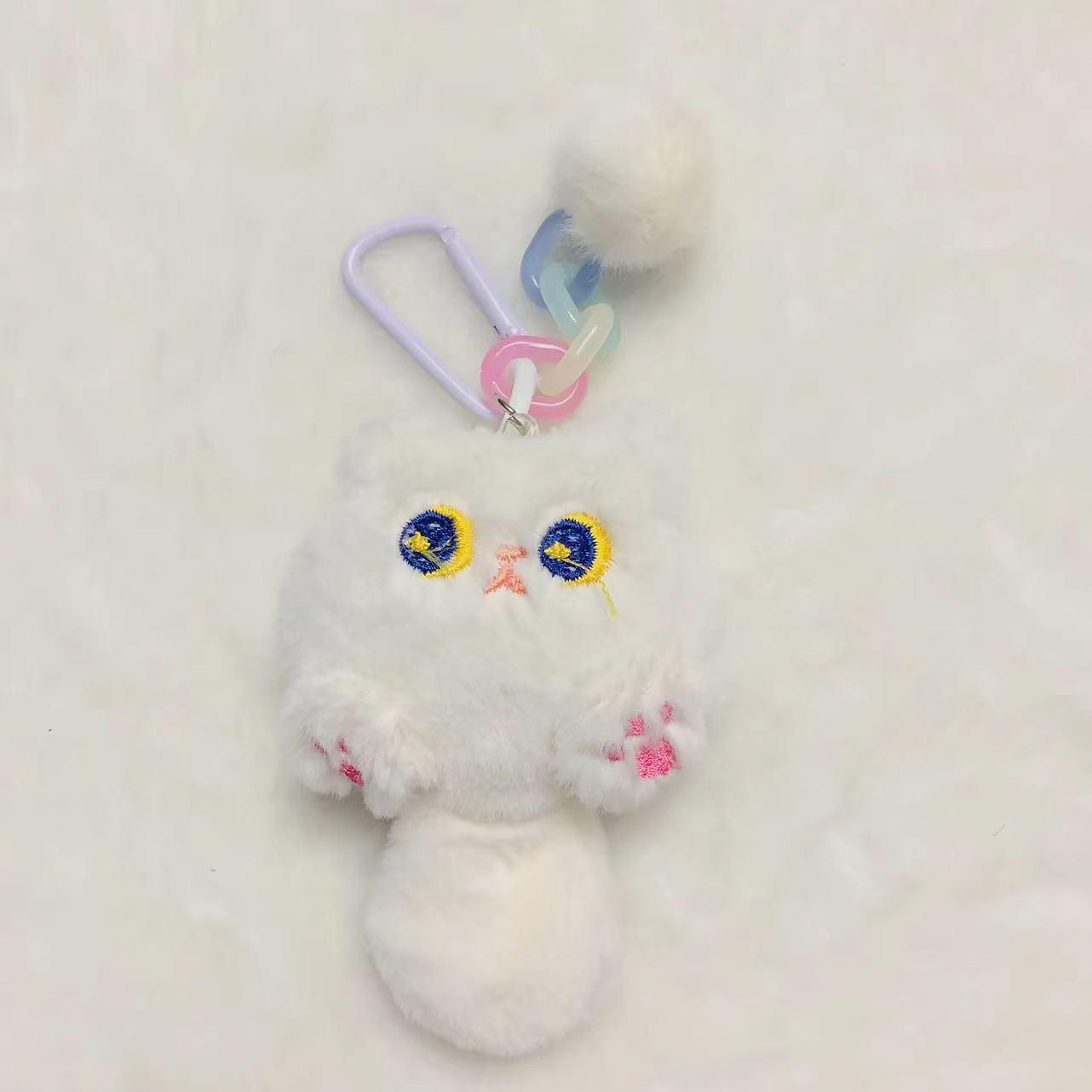 Squeaky Big Tail Cat, Rabbit, and Little Bear Plush Backpack Pendants белый
Squeaky Big Tail Cat, Rabbit, and Little Bear Plush Backpack Pendants белый