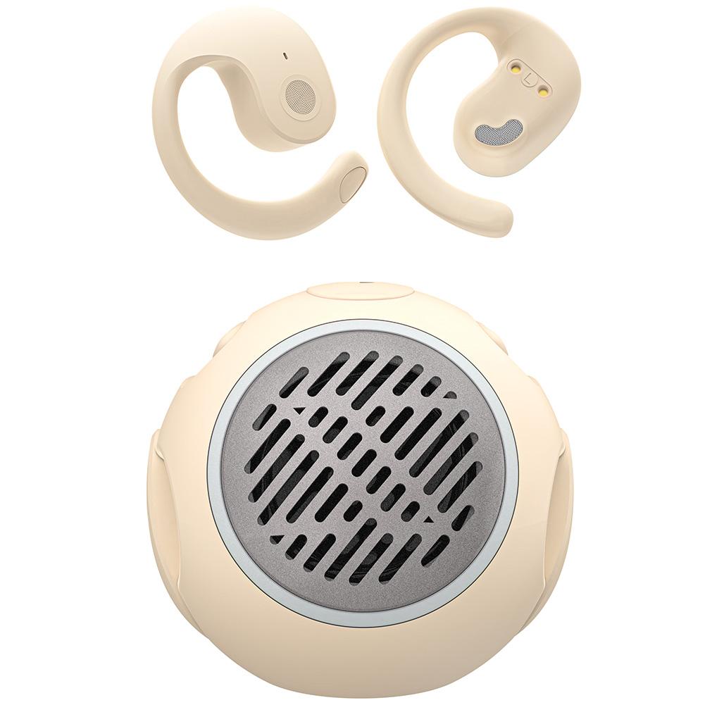 AI Translator Earbuds Open Ear Headphones & Speaker with Earhooks Bluetooth-Compatible 5.4 Smart Voice Translator for Sports
AI Translator Earbuds Open Ear Headphones & Speaker with Earhooks Bluetooth-Compatible 5.4 Smart Voice Translator for Sports