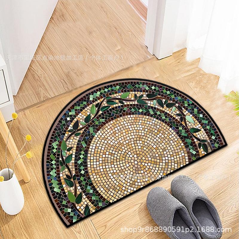 Nordic Half Round Carpet Living Room Sofa Mat Bathroom Water Absorption Mat 60 * 90Cm
Nordic Half Round Carpet Living Room Sofa Mat Bathroom Water Absorption Mat 60 * 90Cm