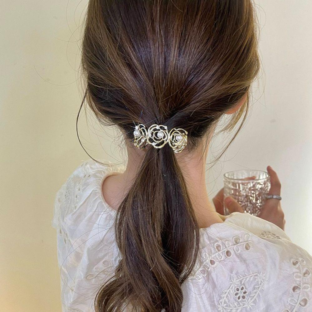 Rose Flower Hair Clips Women Hairpin Ponytail Hair Claws Hair Accessories Korean Style Hairpin
Rose Flower Hair Clips Women Hairpin Ponytail Hair Claws Hair Accessories Korean Style Hairpin