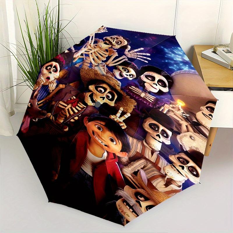 1pc Coco,Skeletons Automatic Folding Umbrella: Compact 8-Bone Design Cartoon Outdoor Travel Companion, Business Umbrella, Christmas Valentin
1pc Coco,Skeletons Automatic Folding Umbrella: Compact 8-Bone Design Cartoon Outdoor Travel Companion, Business Umbrella, Christmas Valentin