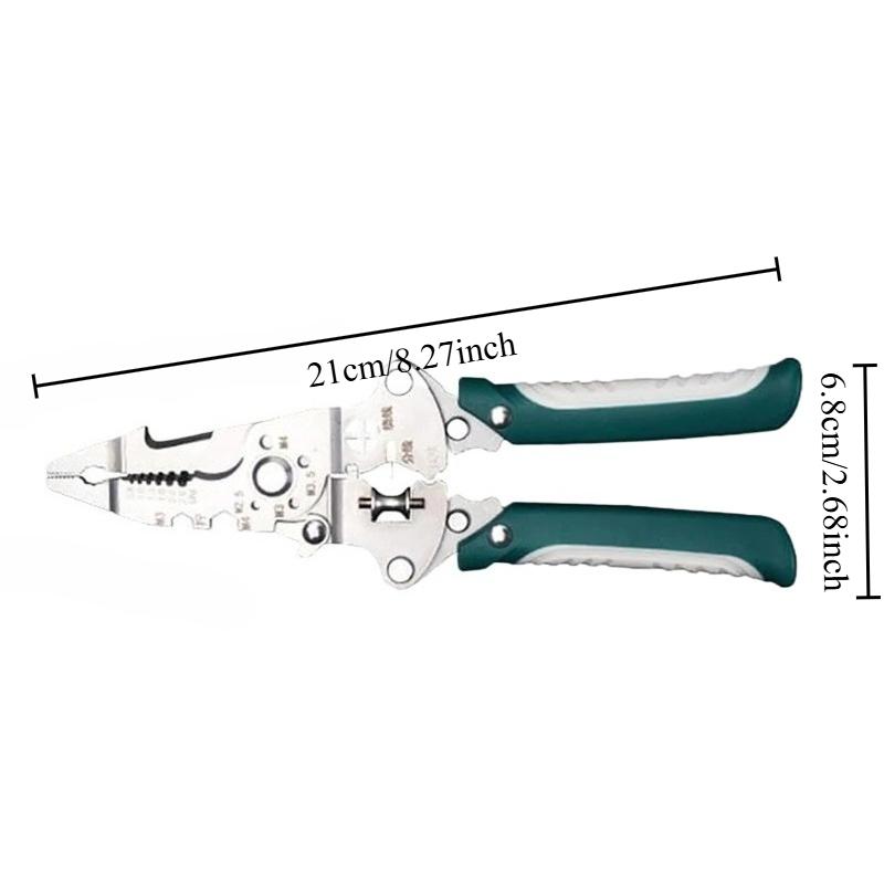 1pcsMulti Functional Wire Stripping and Pulling New Type of Electrician s Specialized Wire Stripping and Splitting Pliers
1pcsMulti Functional Wire Stripping and Pulling New Type of Electrician s Specialized Wire Stripping and Splitting Pliers