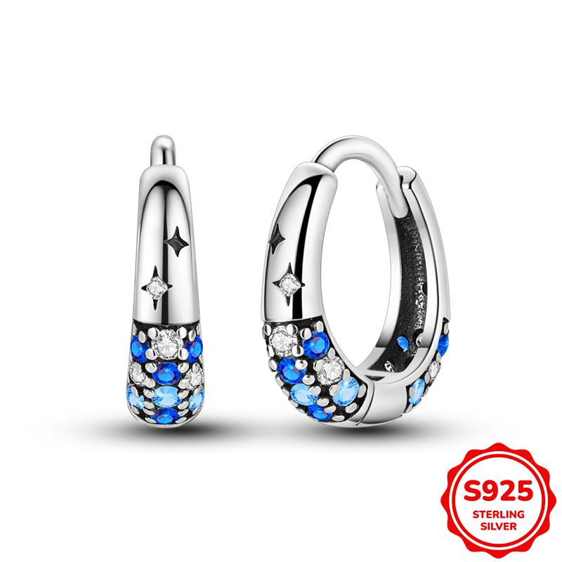 925 Silver Blue Zirconium Butterfly Earrings Colored Hoop Earring Women Female Party Fine Earring Jewelry Gift
925 Silver Blue Zirconium Butterfly Earrings Colored Hoop Earring Women Female Party Fine Earring Jewelry Gift