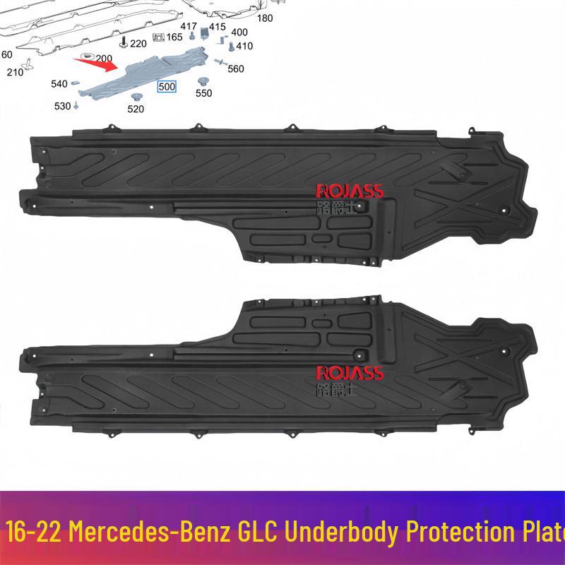 Underbody Shield for Mercedes GLC: Fits GLC200 Body, GLC220B Gearbox, GLC260 Engine - Plastic W253 Right Side - Domestic Felt
Underbody Shield for Mercedes GLC: Fits GLC200 Body, GLC220B Gearbox, GLC260 Engine - Plastic W253 Right Side - Domestic Felt