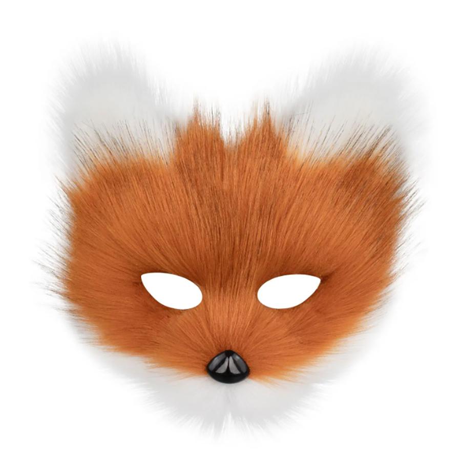 Faux Fur Fox Mask Furry Half Face Animal Cat Mask Halloween Cosplay Party Costume
Faux Fur Fox Mask Furry Half Face Animal Cat Mask Halloween Cosplay Party Costume