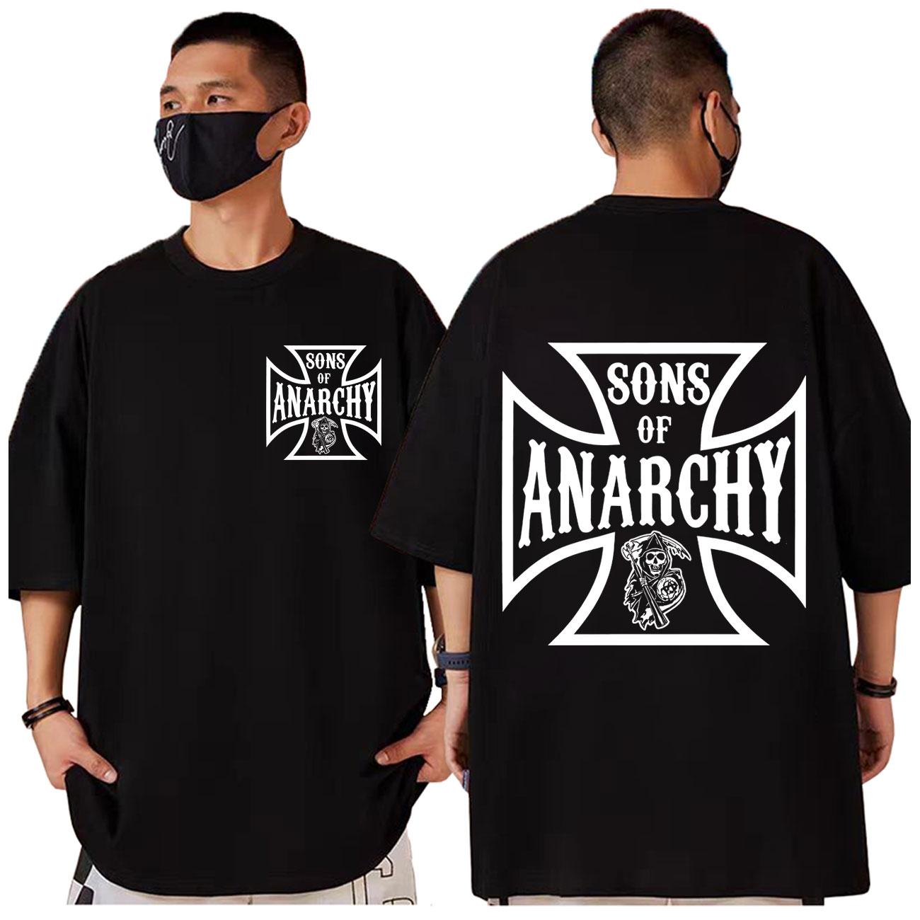 Sons of Anarchy Double Sided Graphic T Shirts High Quality Fashion Short Sleeve T-shirts Men Women Loose Cotton T-shirt S
Sons of Anarchy Double Sided Graphic T Shirts High Quality Fashion Short Sleeve T-shirts Men Women Loose Cotton T-shirt S