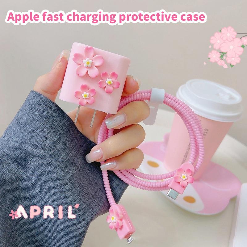 Pink Flower Soft Silicone Charger Case For Iphone 11 12 13 14 15 18W-20W Charge Protection Cover Charger Sleeve Accessories
Pink Flower Soft Silicone Charger Case For Iphone 11 12 13 14 15 18W-20W Charge Protection Cover Charger Sleeve Accessories