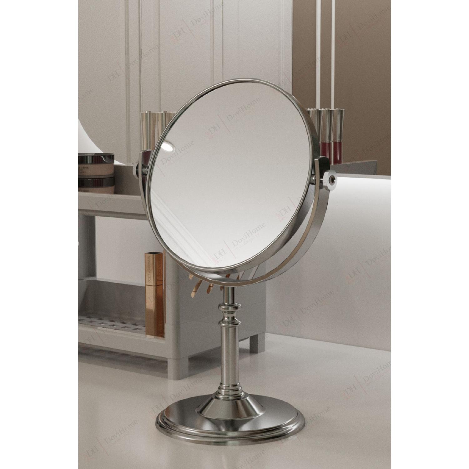 Maxi Size Chrome Plated 3x Magnifying Table Mirror Decorative Makeup Mirror Double Sided Metal Look 27 cm чистий
Maxi Size Chrome Plated 3x Magnifying Table Mirror Decorative Makeup Mirror Double Sided Metal Look 27 cm чистий