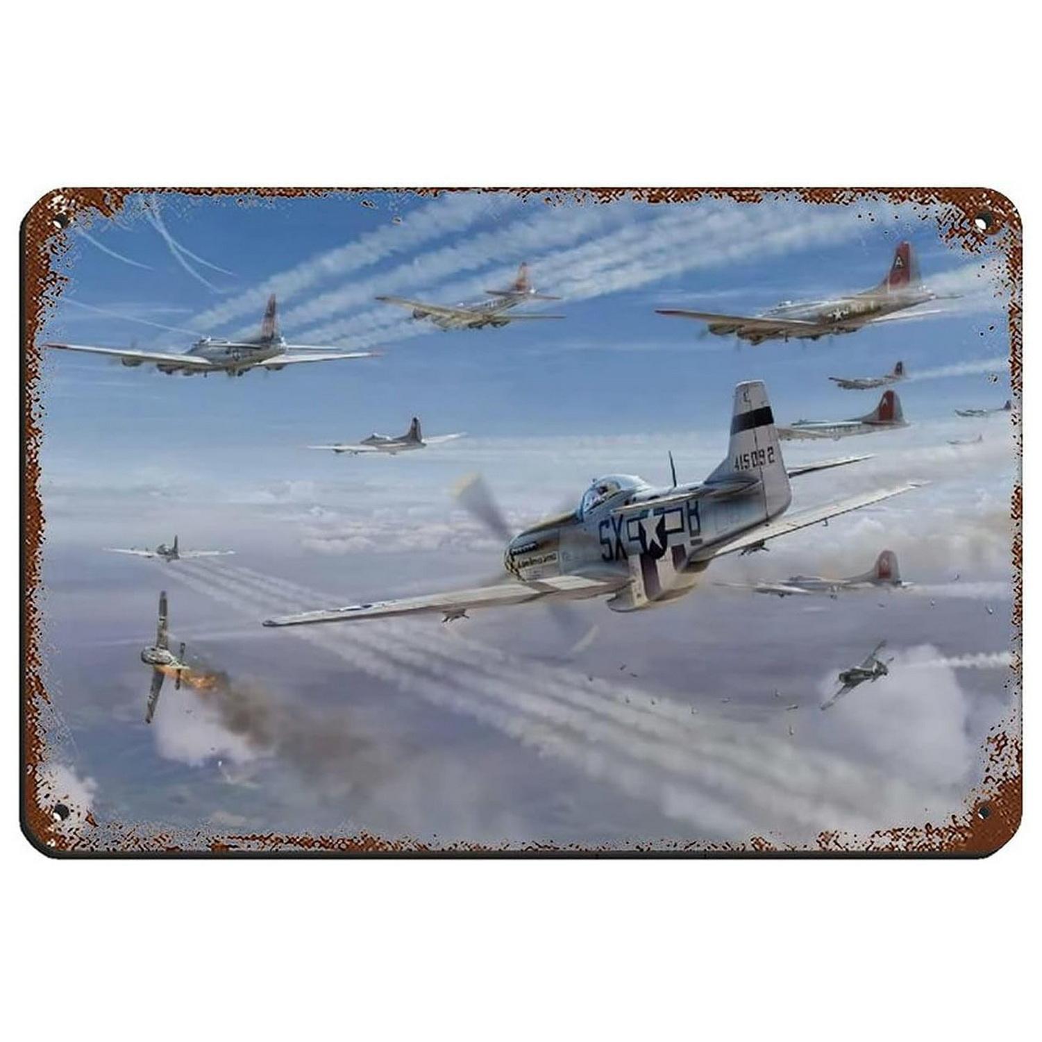 Fight Plane Metal Tin Sign Air Force 1 Wall Art Poster Plaque Vintage Iron Painting Decoration for Home Cafe Game Room Club Bar 20x30cm
Fight Plane Metal Tin Sign Air Force 1 Wall Art Poster Plaque Vintage Iron Painting Decoration for Home Cafe Game Room Club Bar 20x30cm