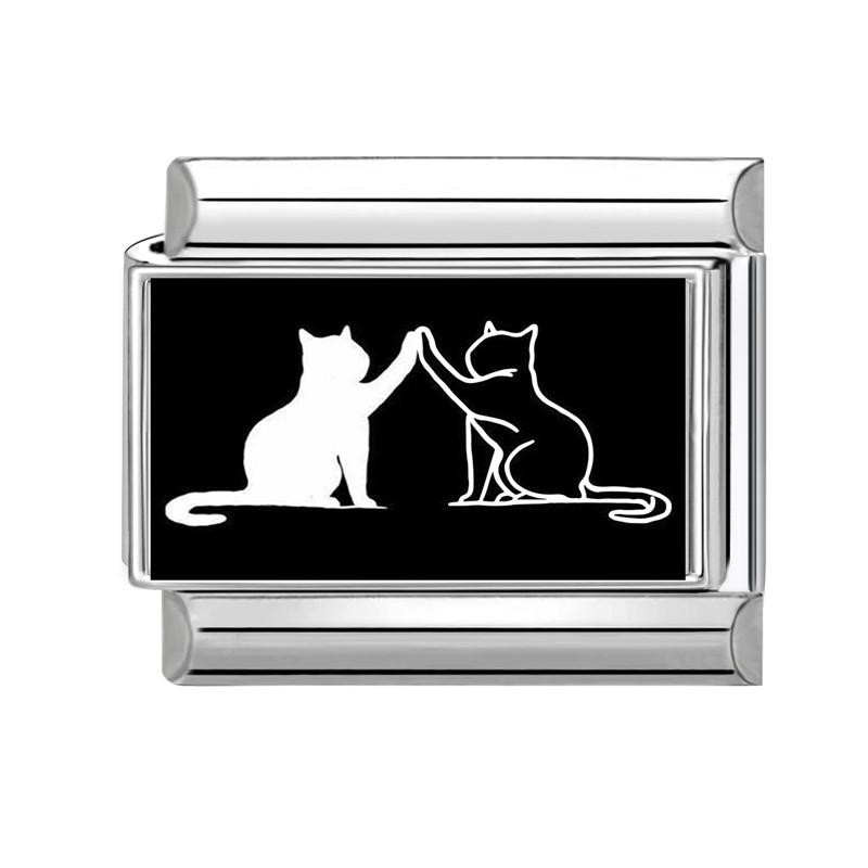 New Black Series NO.8 Ball Eyes Flower Cat Italian Links Charm Fit 9mm Stainless Steel Gift Modular Bracelet Jewelry Making
New Black Series NO.8 Ball Eyes Flower Cat Italian Links Charm Fit 9mm Stainless Steel Gift Modular Bracelet Jewelry Making