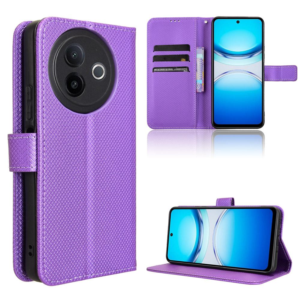 For vivo Y39 5G Leather Wallet Case with Strap Diamond Texture Phone Cover Purple
For vivo Y39 5G Leather Wallet Case with Strap Diamond Texture Phone Cover Purple