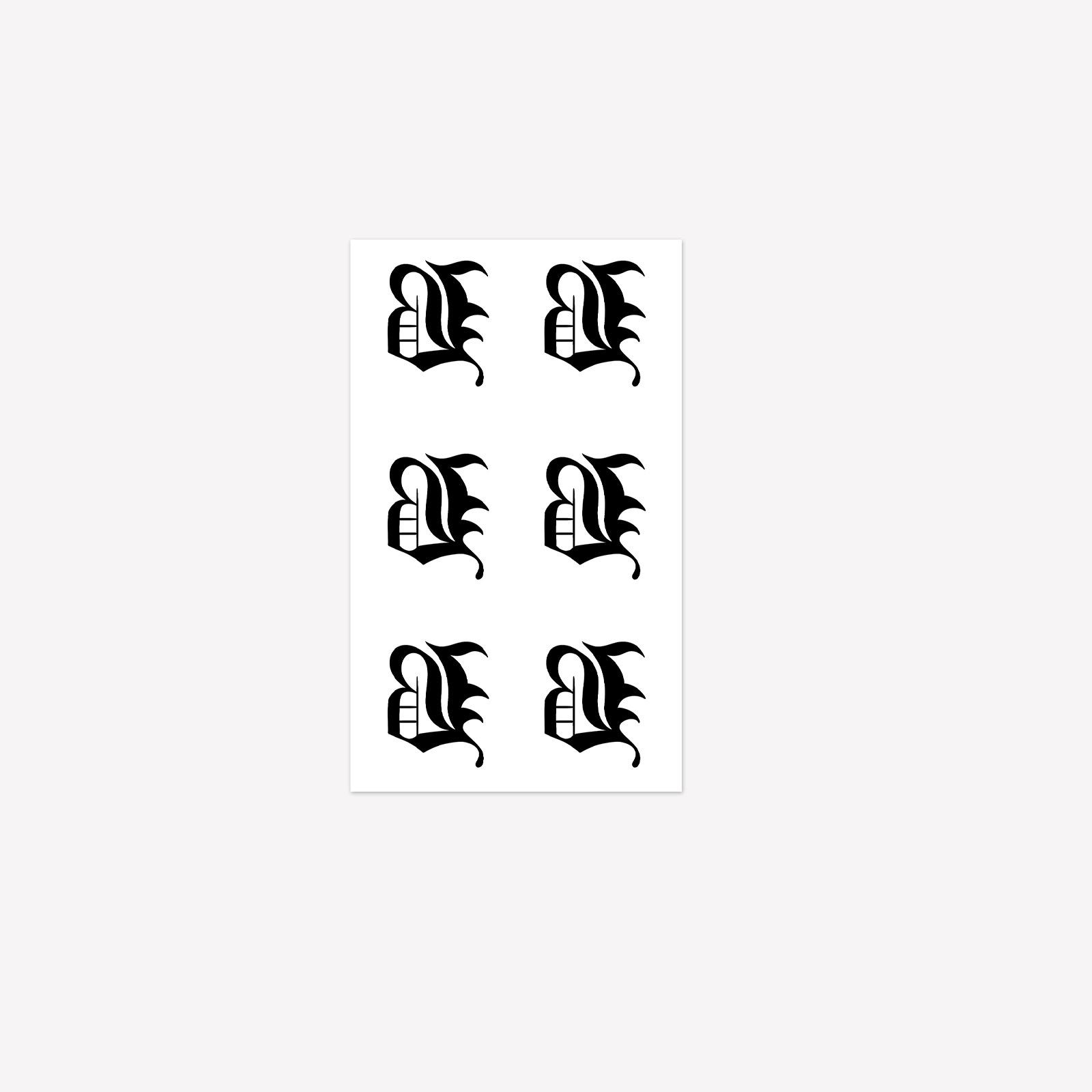 Gothic Letter B Tattoo Sticker, Waterproof And Long-Lasting, Arm Model, Dark Retro Style 11*18
Gothic Letter B Tattoo Sticker, Waterproof And Long-Lasting, Arm Model, Dark Retro Style 11*18