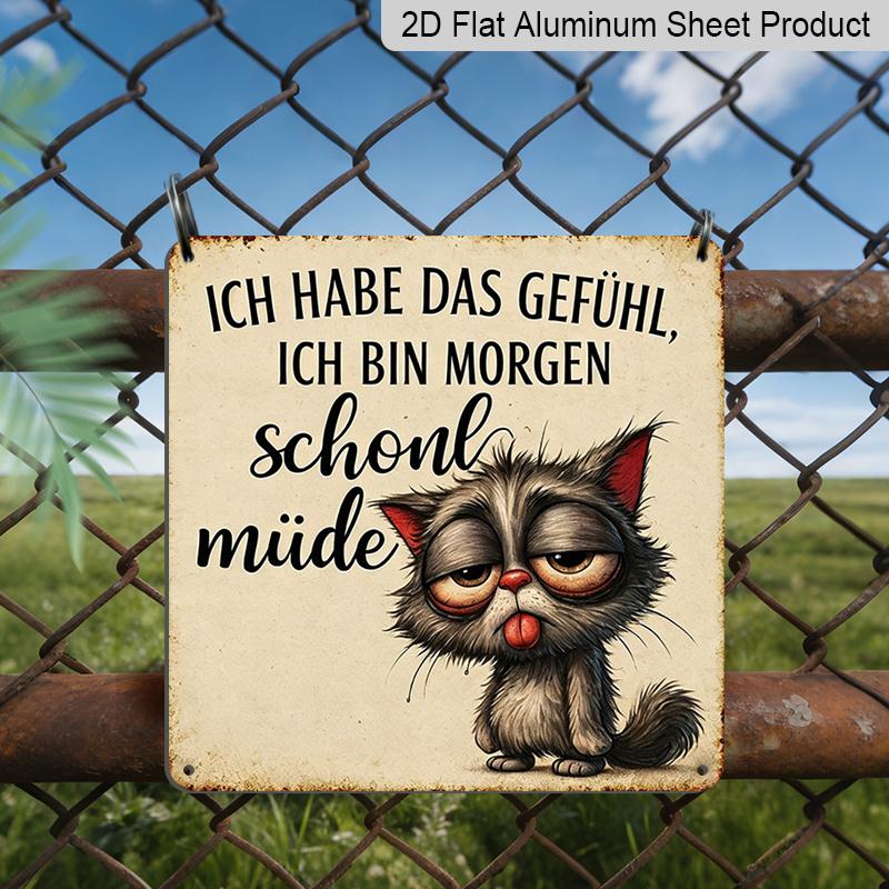 2D Flat - 1pc Vintage Aluminum Metal Sign, Outdoor Decorative Wall Plaque, Styled Like A Retro Tin Sign, with A Sarcastic Message, Tomorrow Will Be 20*20cm
2D Flat - 1pc Vintage Aluminum Metal Sign, Outdoor Decorative Wall Plaque, Styled Like A Retro Tin Sign, with A Sarcastic Message, Tomorrow Will Be 20*20cm