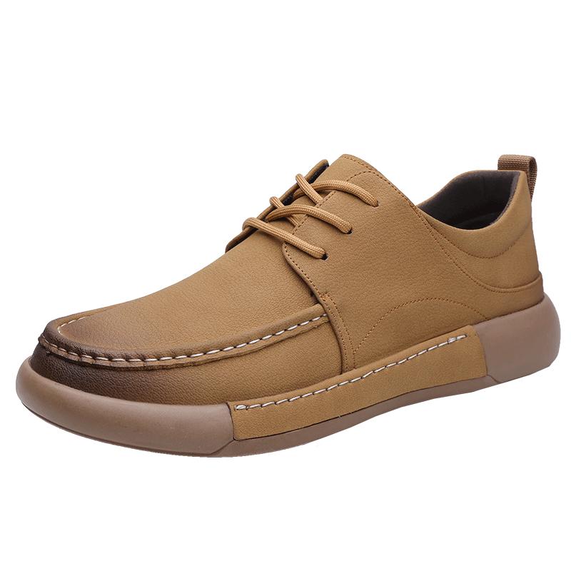 New Men s Leather Lace-Up Casual Shoes Comfortable Soft Sole Outdoor Walking Shoes Anti-Slip Breathable Trendy Driving Shoes 44
New Men s Leather Lace-Up Casual Shoes Comfortable Soft Sole Outdoor Walking Shoes Anti-Slip Breathable Trendy Driving Shoes 44