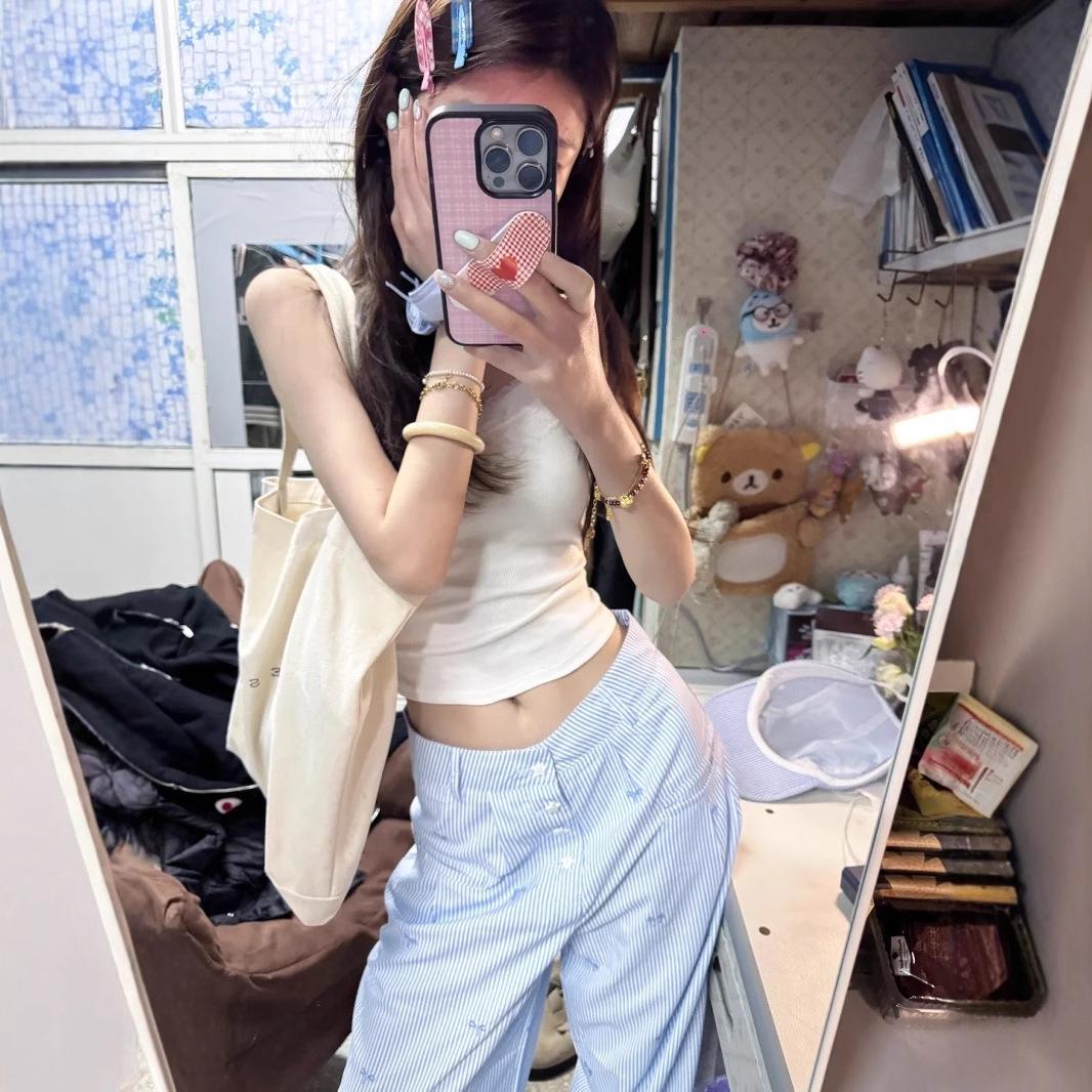 Korean Style Blue Striped Bow Casual Women s Summer Slimming Loose Hiphop Pants L (Premium)
Korean Style Blue Striped Bow Casual Women s Summer Slimming Loose Hiphop Pants L (Premium)
