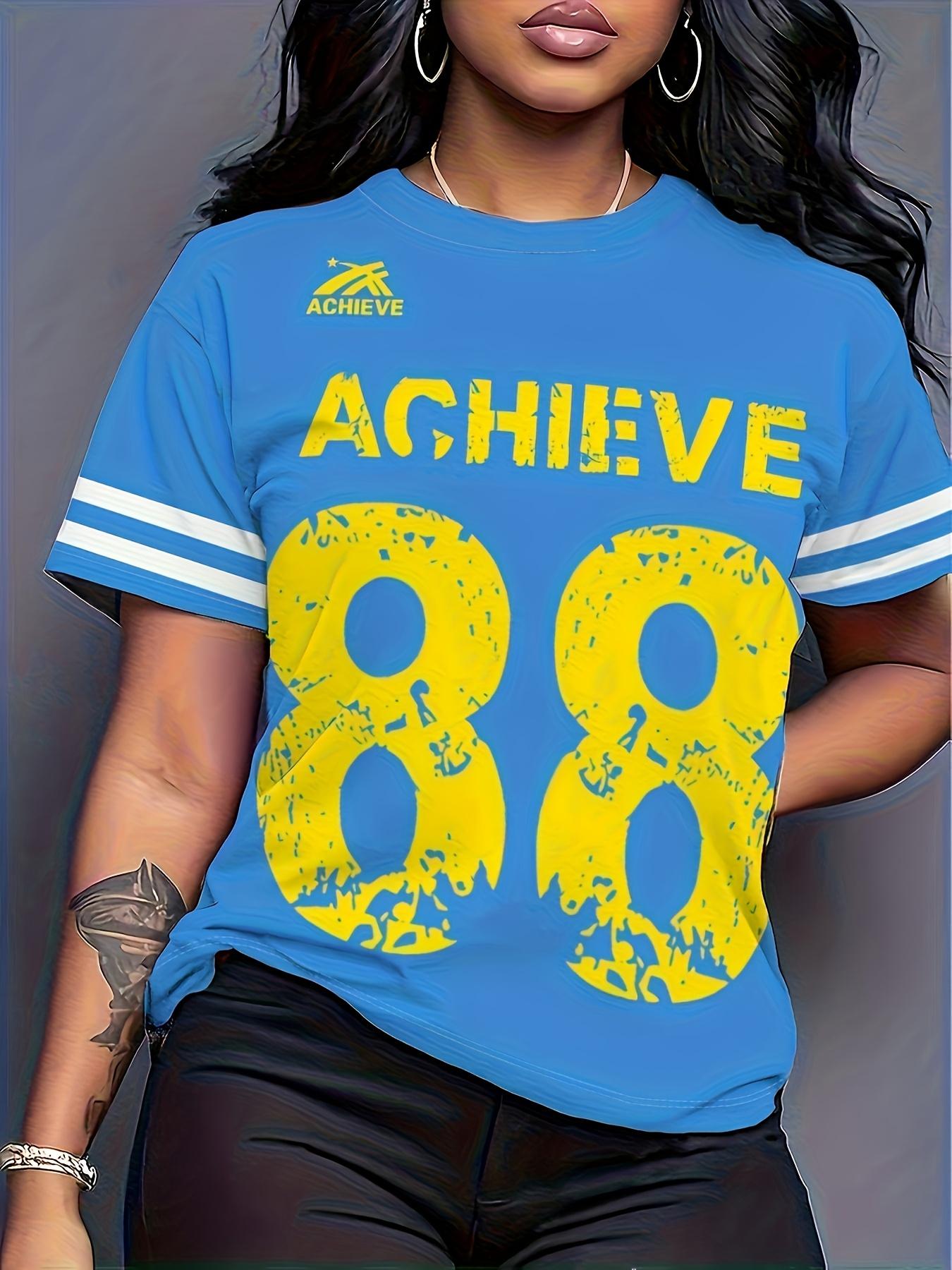 Women S ;ACHIEVE 223.52cm Blue And Yellow Contrast Color Distressed Short Sleeve T-Shirt. Outdoor Entertainment Party Summer Casual Crew Neck Short Sl S дубильная кора
Women S ;ACHIEVE 223.52cm Blue And Yellow Contrast Color Distressed Short Sleeve T-Shirt. Outdoor Entertainment Party Summer Casual Crew Neck Short Sl S дубильная кора