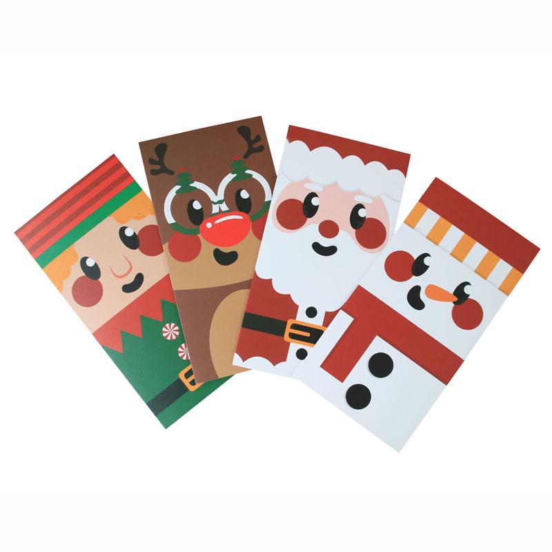 Christmas Greeting Card Cartoon Santa Claus Snowman Handwritten Blessing Message Small Card Variety Optional Wallet greeting cards 12 pcs/pack
Christmas Greeting Card Cartoon Santa Claus Snowman Handwritten Blessing Message Small Card Variety Optional Wallet greeting cards 12 pcs/pack