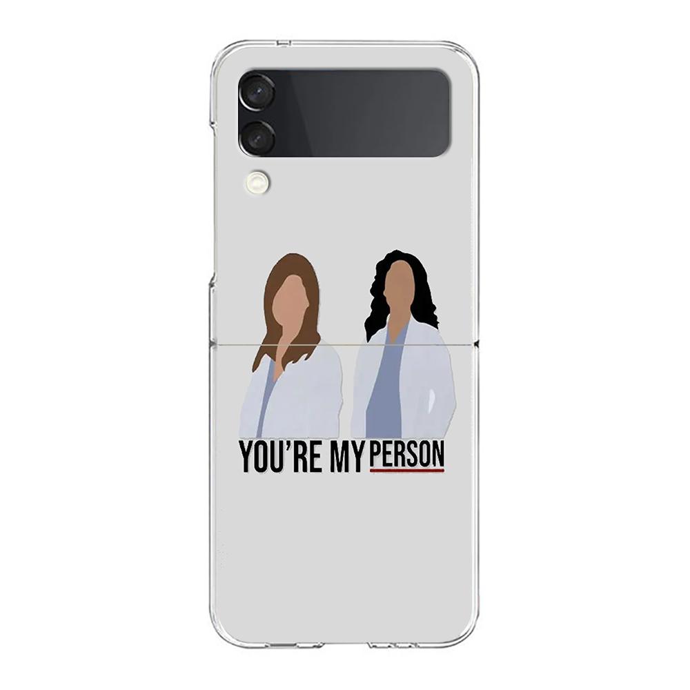 Greys Anatomy You Are My Person Phone Case For Samsung Galaxy Z Flip 3 4 5 Hard Folding Clear PC For Samsung Z Flip 6 Back Cover Samsung Z Flip
Greys Anatomy You Are My Person Phone Case For Samsung Galaxy Z Flip 3 4 5 Hard Folding Clear PC For Samsung Z Flip 6 Back Cover Samsung Z Flip