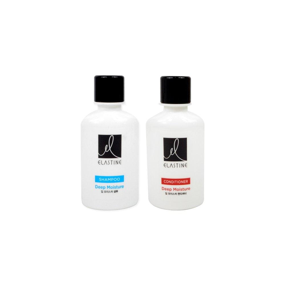 ELASTINE Deep Moisture Shampoo (50ml) + Conditioner (50ml) Travel Shampoo Portable Travel Set
ELASTINE Deep Moisture Shampoo (50ml) + Conditioner (50ml) Travel Shampoo Portable Travel Set