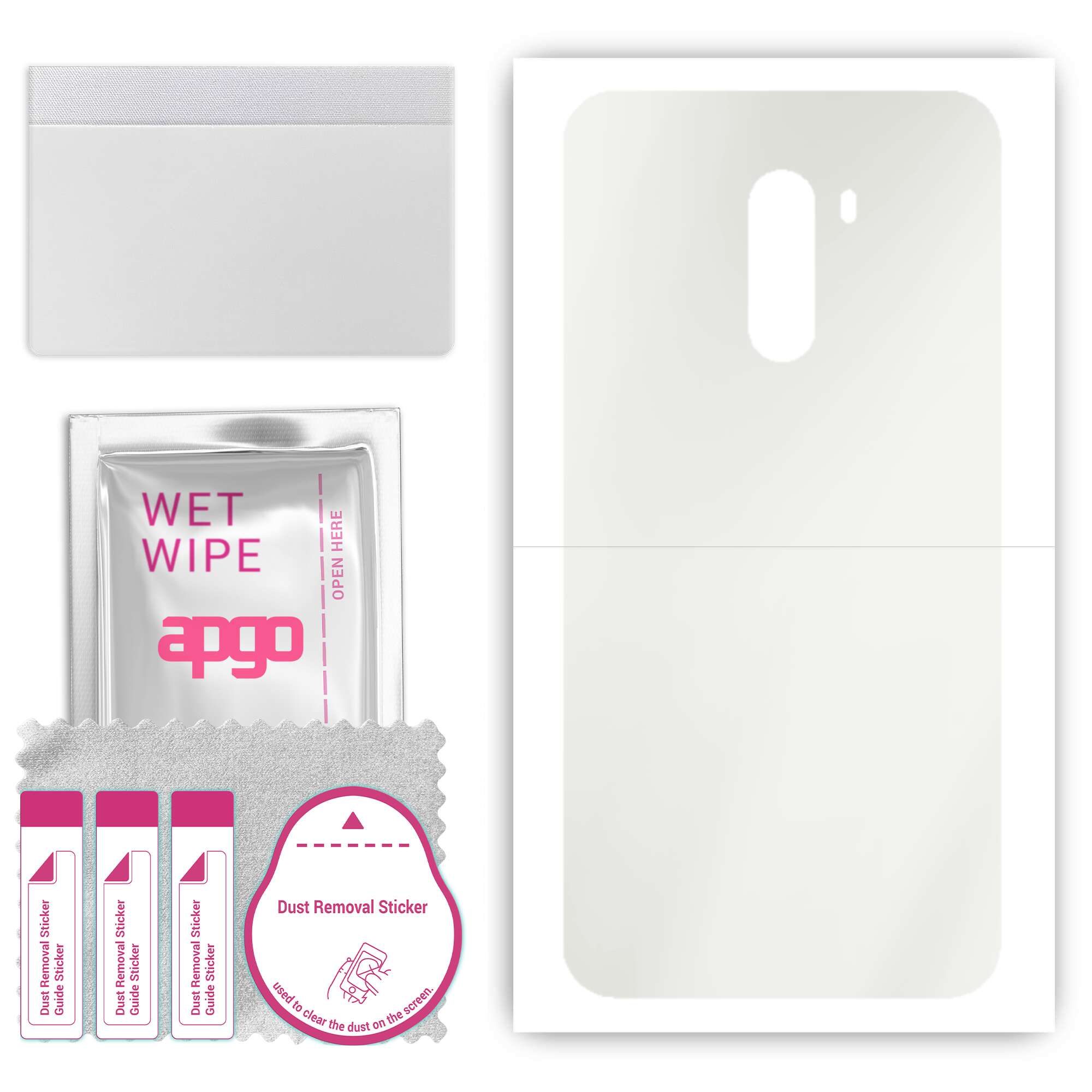 apgo MATTE Protective Skin Sticker для задньої панелі, сумісної з Xiaomi Pocophone F1, Wrap Film, Hydrogel Film, гнучкий, м’який ТПУ з позиціонуванням
apgo MATTE Protective Skin Sticker для задньої панелі, сумісної з Xiaomi Pocophone F1, Wrap Film, Hydrogel Film, гнучкий, м’який ТПУ з позиціонуванням