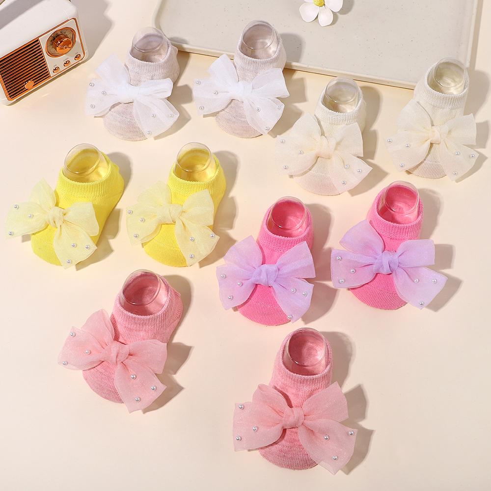 1 pair of lace bow socks chiffon pearl delicate breathable socks baby girl toddler letter socks
1 pair of lace bow socks chiffon pearl delicate breathable socks baby girl toddler letter socks