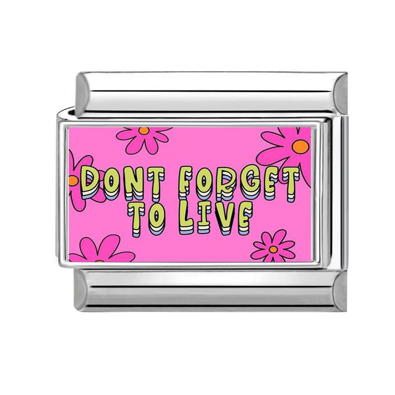 Sweet Pink Words Milk Tea Flower Girls Dream Long Italian Charm Links Fit 9MM Stainless Steel Bracelet DIY Making Jewelry Gift
Sweet Pink Words Milk Tea Flower Girls Dream Long Italian Charm Links Fit 9MM Stainless Steel Bracelet DIY Making Jewelry Gift