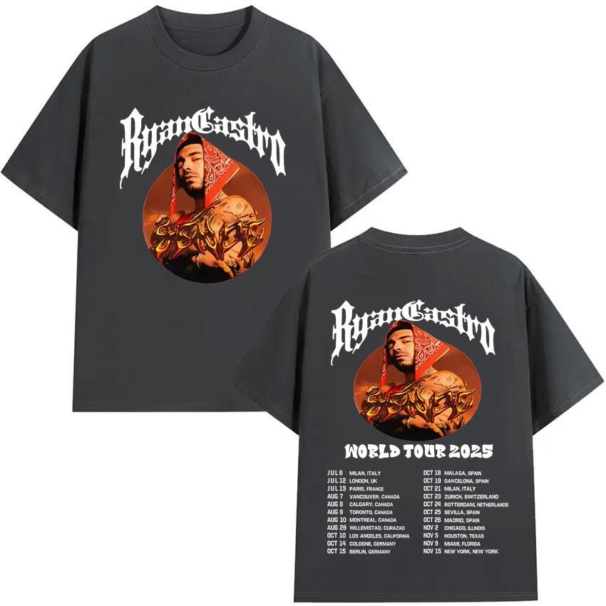 2026 New Ryan Castro Sende World Tour Merchandise Trend Highquality Harajuku Streetwear Summer Print Pure Cotton Tshirt XL
2026 New Ryan Castro Sende World Tour Merchandise Trend Highquality Harajuku Streetwear Summer Print Pure Cotton Tshirt XL