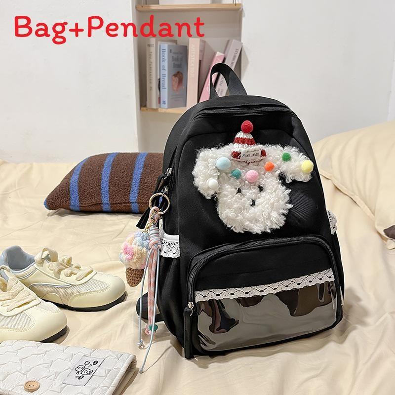 Adorable Cartoon Puppy Casual Backpack With Nylon Material And Archshaped Shoulder Straps For Class And Outings Black S
Adorable Cartoon Puppy Casual Backpack With Nylon Material And Archshaped Shoulder Straps For Class And Outings Black S