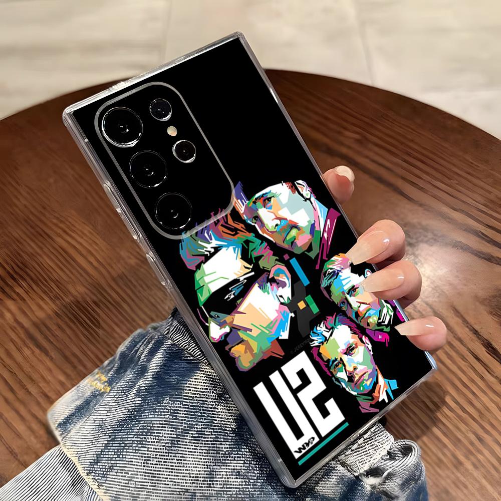 U2 Band Phone Case For Samsung S26 S25 S24 Ultra S23 Fe S22 S20 S21 Plus Plus 5G Fe Transparent Cover Galaxy S23-1
U2 Band Phone Case For Samsung S26 S25 S24 Ultra S23 Fe S22 S20 S21 Plus Plus 5G Fe Transparent Cover Galaxy S23-1