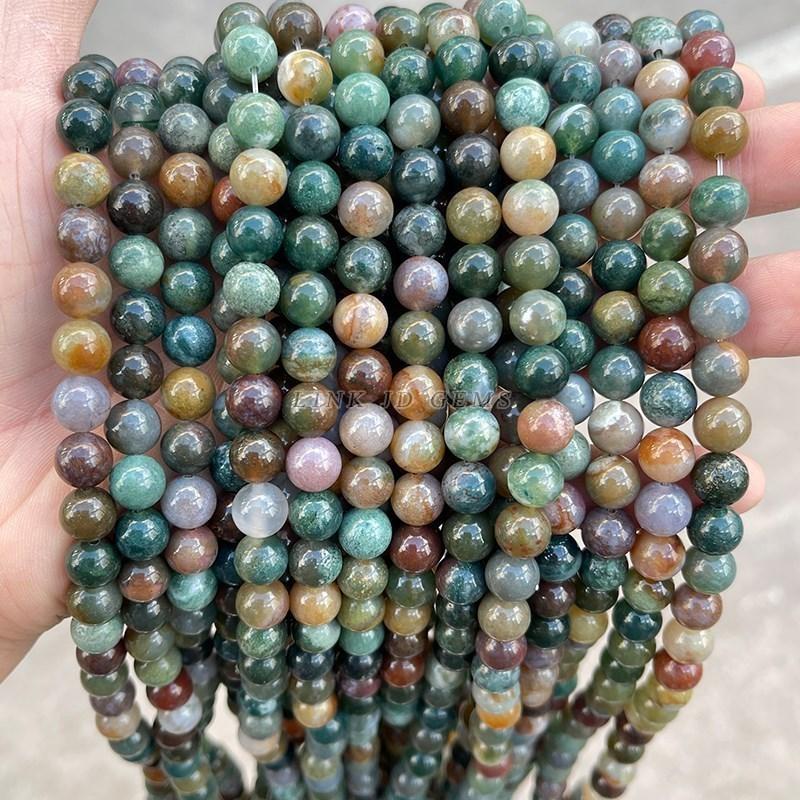 Natural Stone Beads Indian Agate Stone Round Ball Loose Beads 4 6 8 10 12MM for Jewelry Making Necklace DIY Bracelets Accessory 6mm approx 60pcs
Natural Stone Beads Indian Agate Stone Round Ball Loose Beads 4 6 8 10 12MM for Jewelry Making Necklace DIY Bracelets Accessory 6mm approx 60pcs