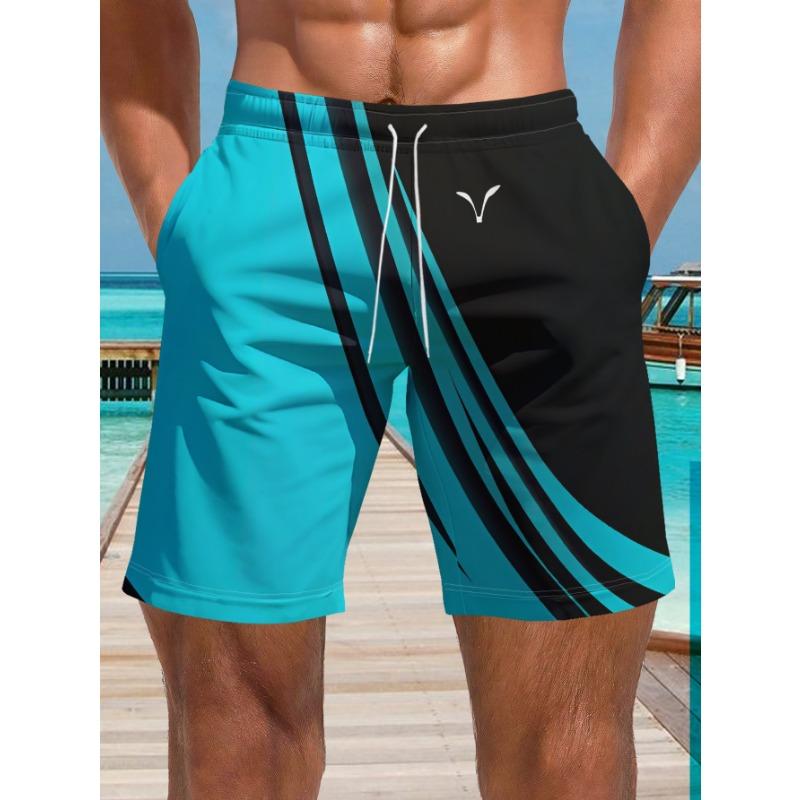 Men s Summer Beach Vacation Shorts with Black Curves and White Birds on Blue and Black Gradient Background - 100% Quick Drying Polyester S
Men s Summer Beach Vacation Shorts with Black Curves and White Birds on Blue and Black Gradient Background - 100% Quick Drying Polyester S