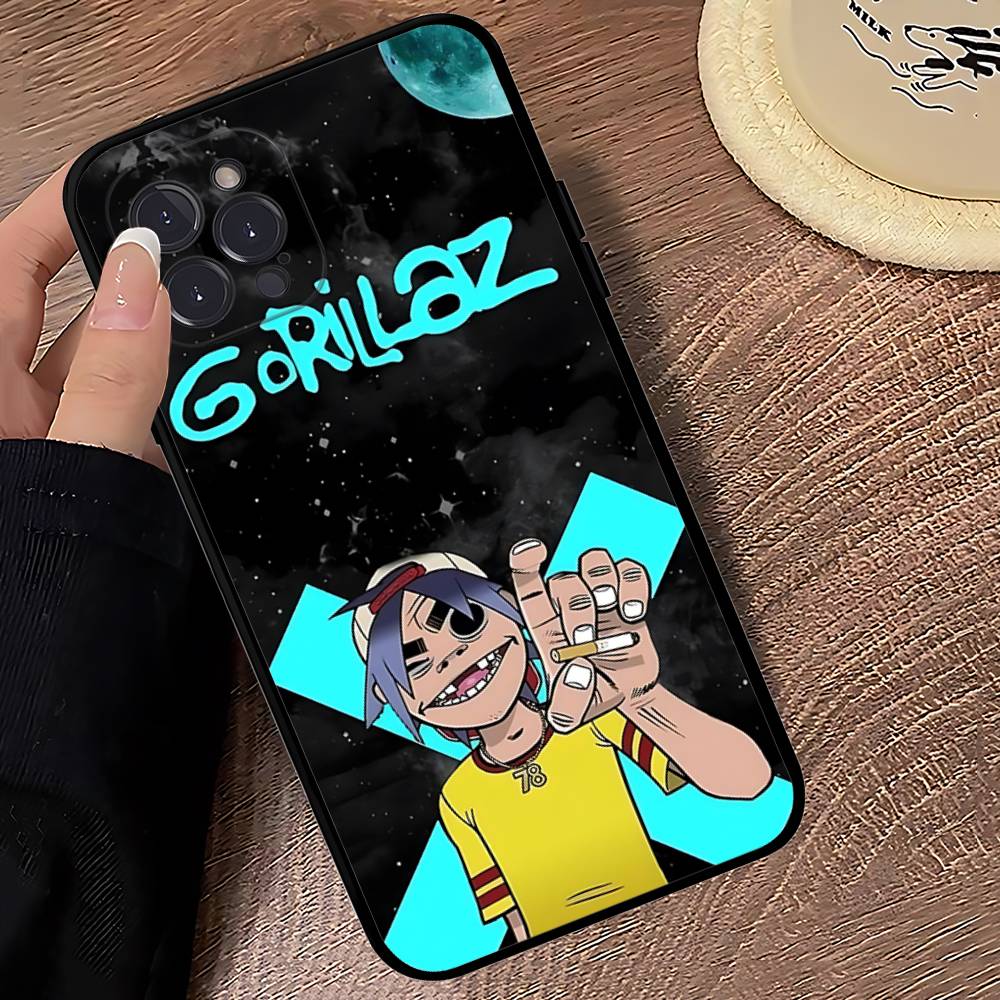 G-Gorillaz Cartoon Phone Case For IPhone 16 Pro Max 15 17 Plus 14 13 12 Mini 11 Black Cover iPhone 11
G-Gorillaz Cartoon Phone Case For IPhone 16 Pro Max 15 17 Plus 14 13 12 Mini 11 Black Cover iPhone 11