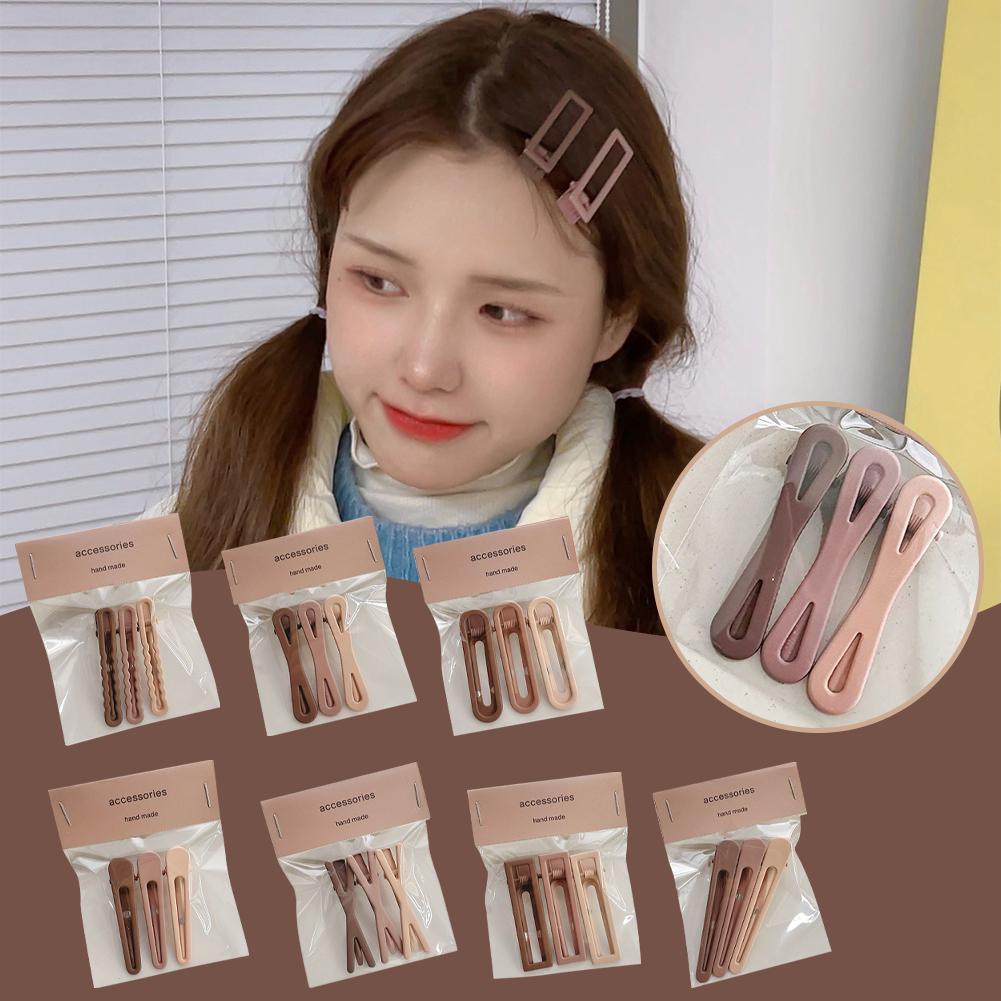 3pcs/bag Maillard Milk Coffee Color Combination Set Cross X-shape Clip Barrettes New Hairpins A O2K9 2#-one-size
3pcs/bag Maillard Milk Coffee Color Combination Set Cross X-shape Clip Barrettes New Hairpins A O2K9 2#-one-size