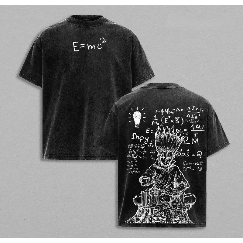 Dr.STONE Senku Ishigami Anime T-shirt Harajuku Washed T Shirt Men Women Clothing Summer Short Sleeve Loose Cotton Tees Tops XXL чорний
Dr.STONE Senku Ishigami Anime T-shirt Harajuku Washed T Shirt Men Women Clothing Summer Short Sleeve Loose Cotton Tees Tops XXL чорний