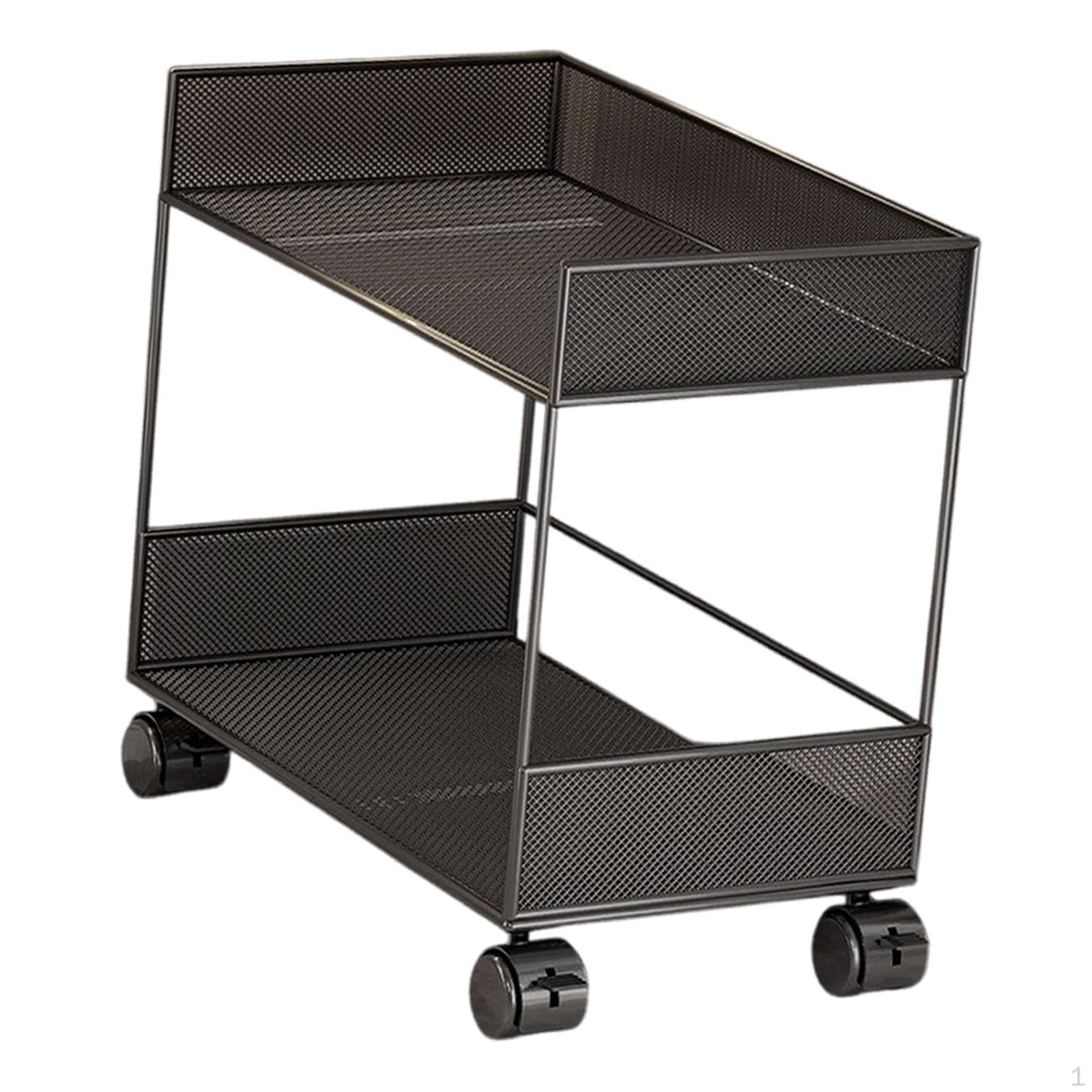 Corner Metal Rolling Cart for Storage And Organization M
Corner Metal Rolling Cart for Storage And Organization M