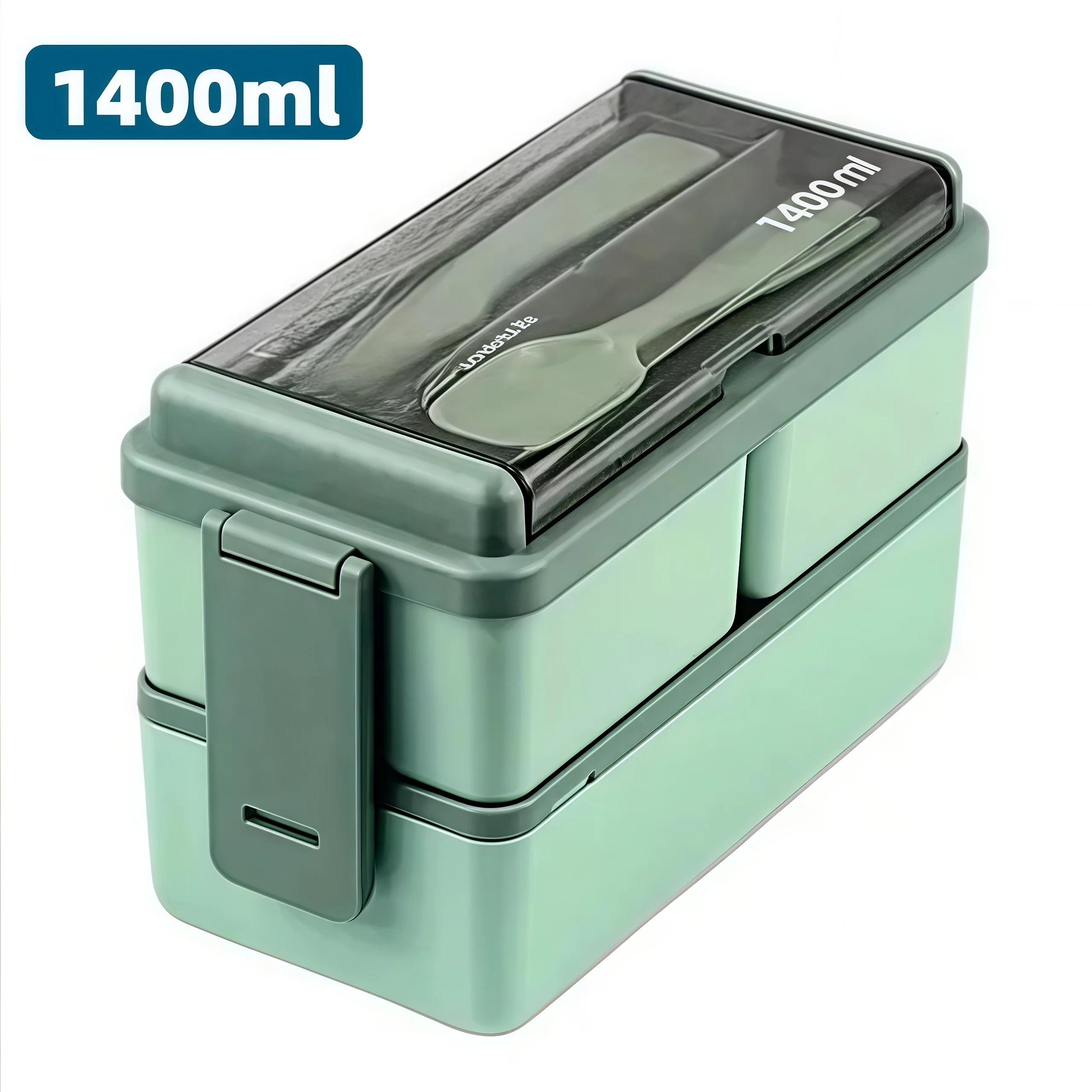 Bento Box for kids and Adult, 2 Layers Stackable Bento Lunch Box with 3 Compartments Food storage container, Microwave Safe зелёный
Bento Box for kids and Adult, 2 Layers Stackable Bento Lunch Box with 3 Compartments Food storage container, Microwave Safe зелёный