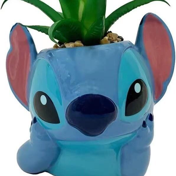 Cartoon Figure Cute Stitch Resin Flowerpot Plant Desktop Potted Pot Indoor Planter Flower Pots Decoration Toys Gifts DIY Kid Friendly Entertaining Fun
Cartoon Figure Cute Stitch Resin Flowerpot Plant Desktop Potted Pot Indoor Planter Flower Pots Decoration Toys Gifts DIY Kid Friendly Entertaining Fun