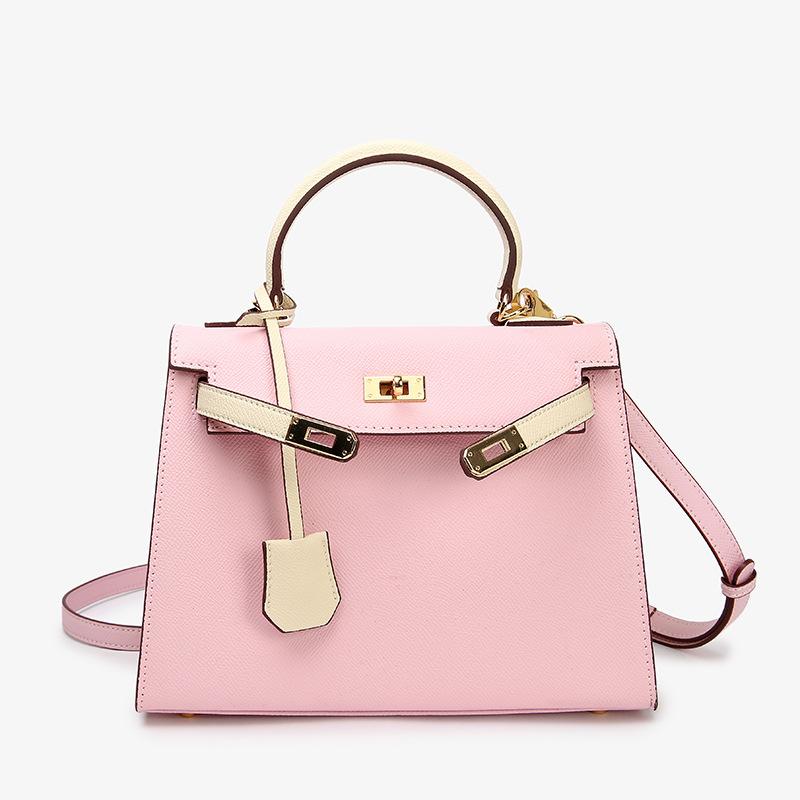 25см Сумка з двошарової шкіри Epsom кольору кави 2025 Новий стиль Високоякісна текстура На плече Жіноча сумка 25x10x19cm рожевий
25см Сумка з двошарової шкіри Epsom кольору кави 2025 Новий стиль Високоякісна текстура На плече Жіноча сумка 25x10x19cm рожевий