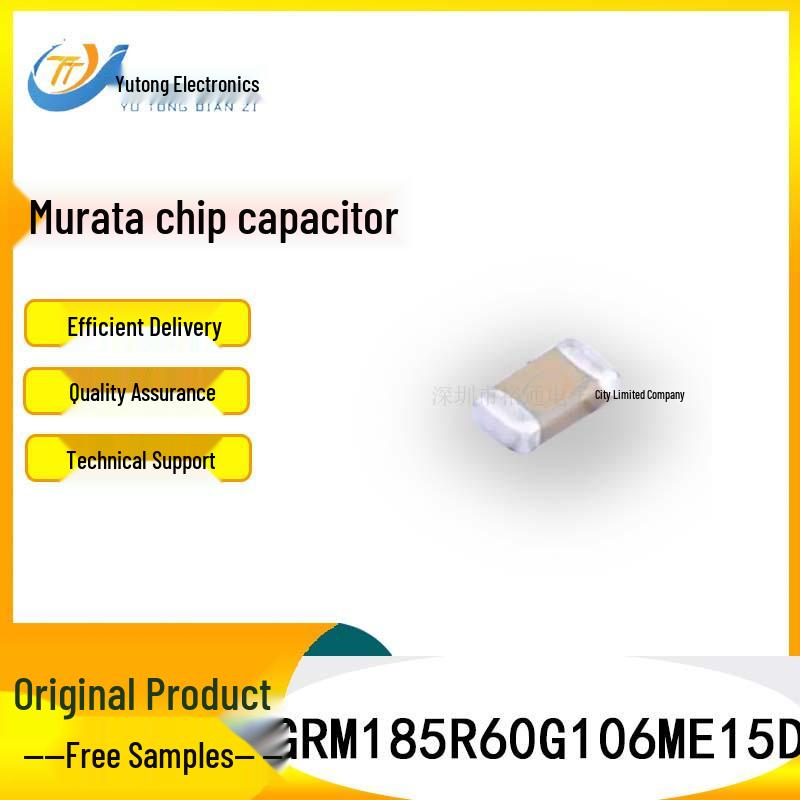 Murata 0603 10uF X5R 4V 20% Ceramic Chip Capacitor GRM185R60G106ME15D
Murata 0603 10uF X5R 4V 20% Ceramic Chip Capacitor GRM185R60G106ME15D