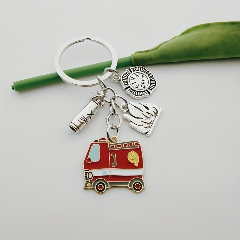 Creative Firefighter Keychain: 119 Fire Truck Fire Extinguisher Commemorative Gift
Creative Firefighter Keychain: 119 Fire Truck Fire Extinguisher Commemorative Gift