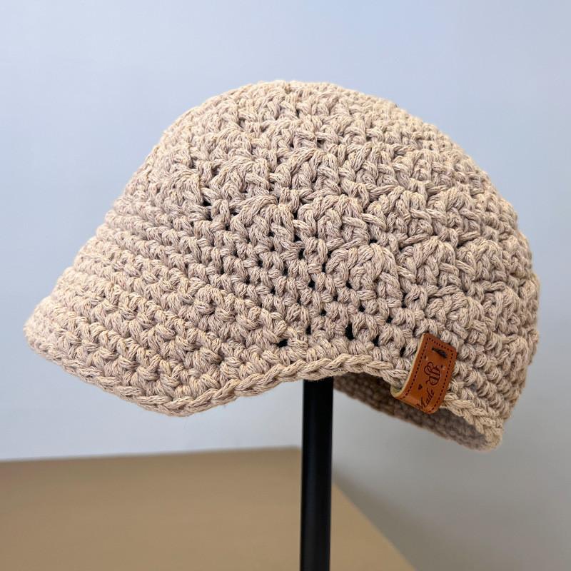 Summer Hollowout Knitted Cap With Curved Brim For Outdoor Sun Protection бежевий
Summer Hollowout Knitted Cap With Curved Brim For Outdoor Sun Protection бежевий