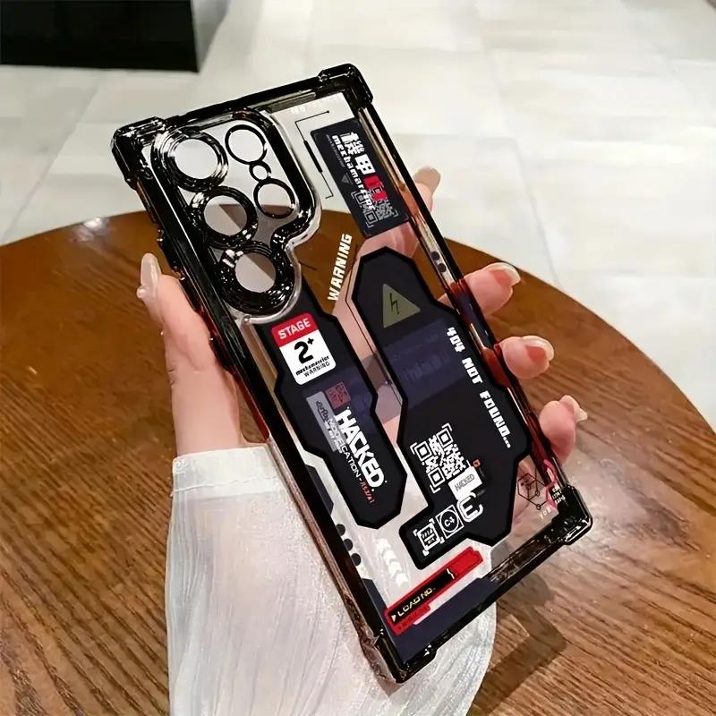Mecha-Style Graffiti Electroplated Airbag Phone Case For Samsung Galaxy S25 S24 Ultra S23 S22 Plus S21 FE Clear Soft Cover Galaxy S25 Ultra
Mecha-Style Graffiti Electroplated Airbag Phone Case For Samsung Galaxy S25 S24 Ultra S23 S22 Plus S21 FE Clear Soft Cover Galaxy S25 Ultra