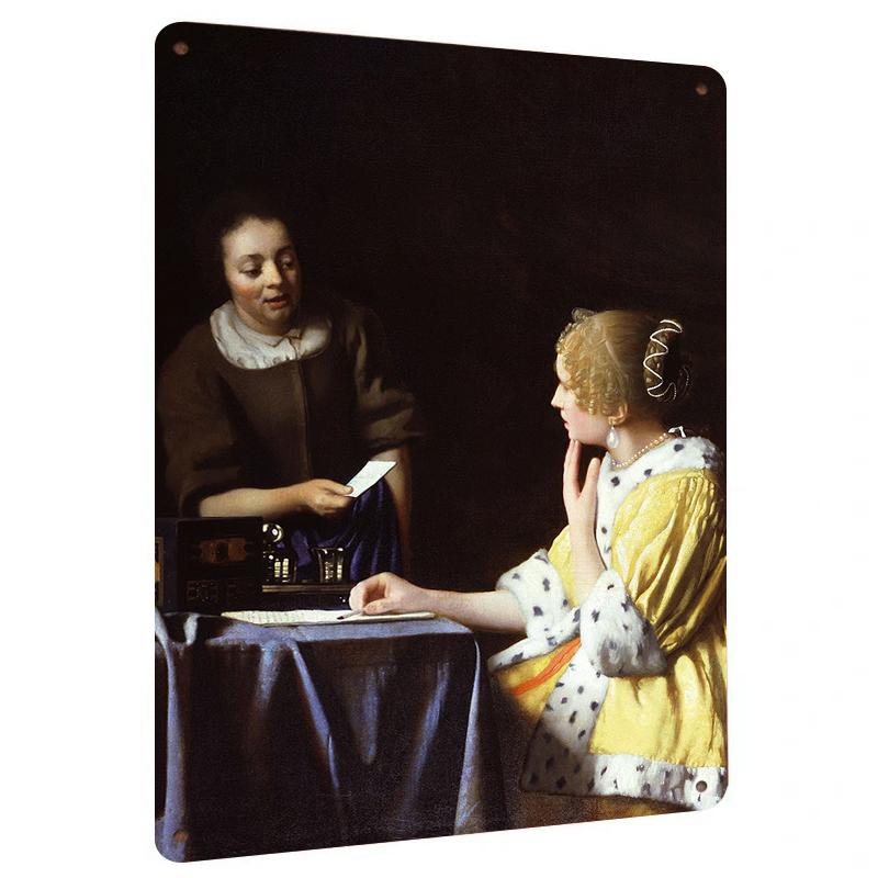 European Vintage Maid Writing Letter Custom Metal Tin Sign Home Wall Decor Art 20x30cm(7.8x11.8inch)
European Vintage Maid Writing Letter Custom Metal Tin Sign Home Wall Decor Art 20x30cm(7.8x11.8inch)