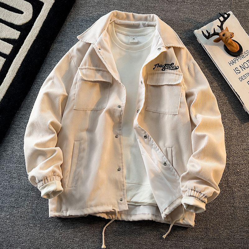 Retro Corduroy Jacket: Trendy Street Style Cardigan for Men - Autumn/Winter Casual Workwear M for 90-115 kg
Retro Corduroy Jacket: Trendy Street Style Cardigan for Men - Autumn/Winter Casual Workwear M for 90-115 kg