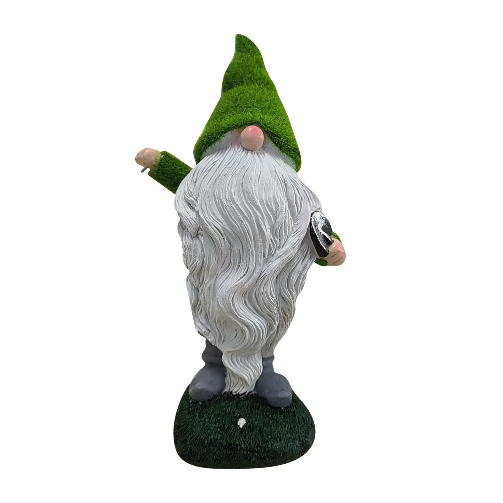 Солнечные фонарики Изделия из смолы Садовые украшения Уличные статуи гномов-гномов Украшения Светильники One Size